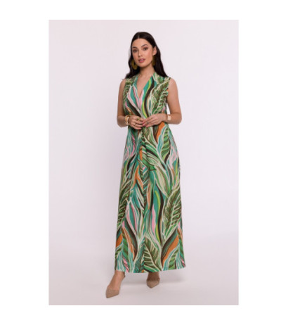 B283 Patterned maxi dress - model 4