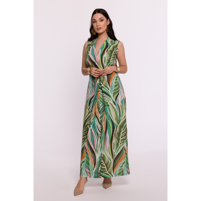 B283 Patterned maxi dress - model 4