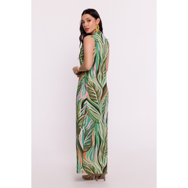 B283 Patterned maxi dress - model 4