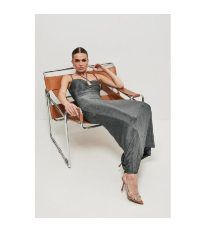 K188 Metallic maxi dress...