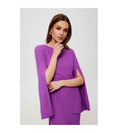 K190 Dress with slit sleeves - lavender