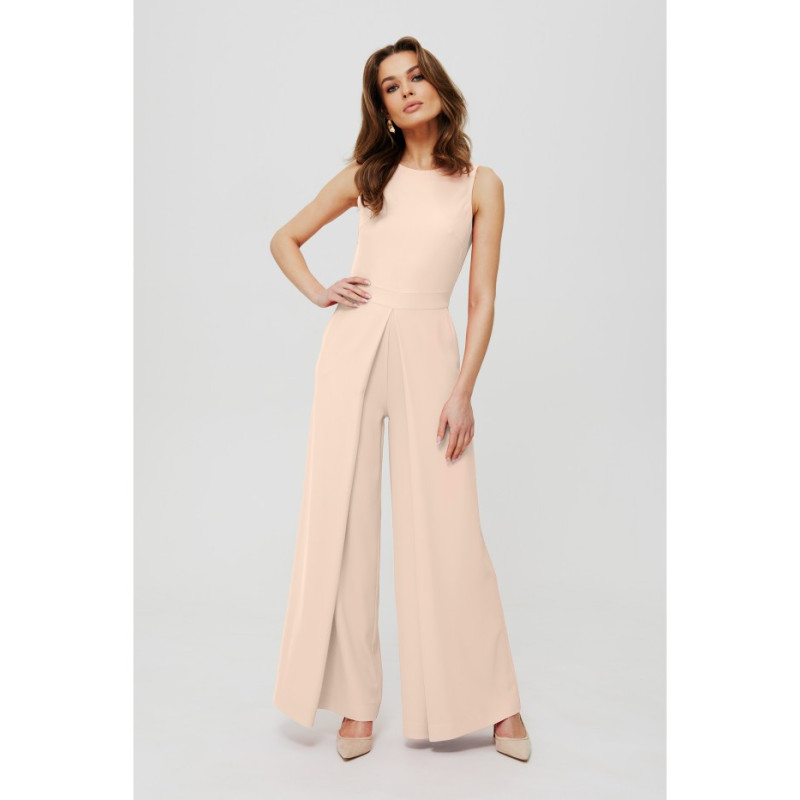 K184 Wide-legged jumpsuit - cream