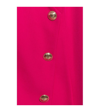 M793 Jacket dress with gold buttons - fuchsia