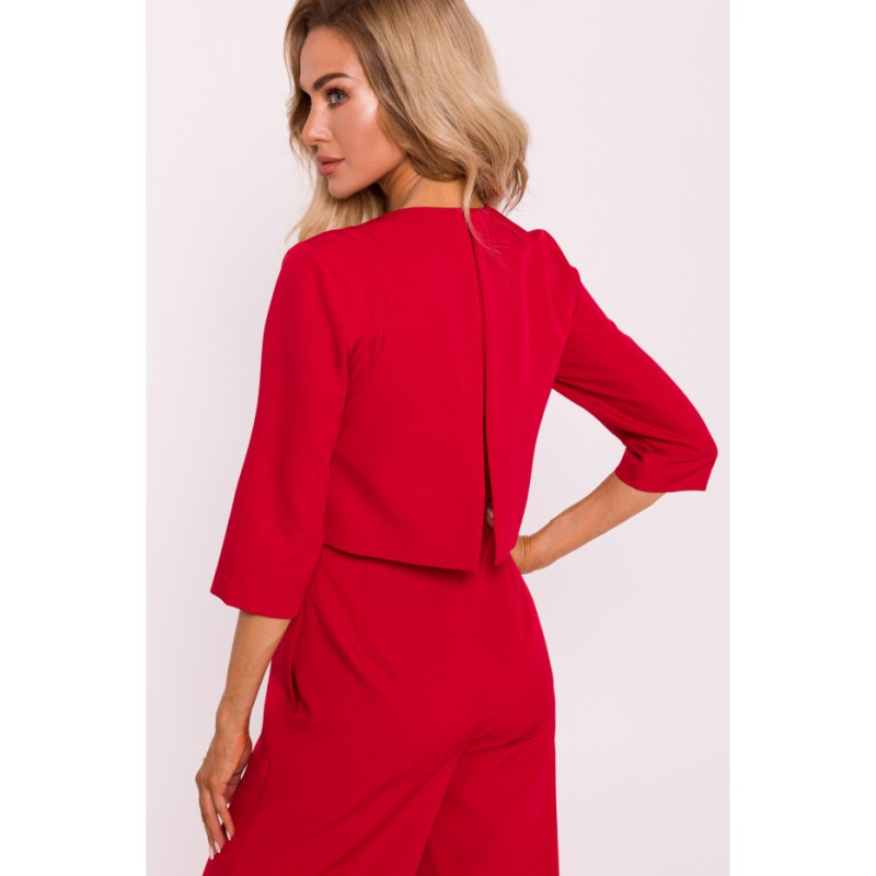 M798 Jumpsuit with double top - red