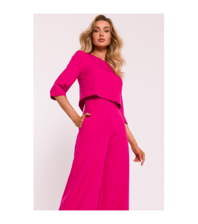 M798 Jumpsuit with double top - fuchsia