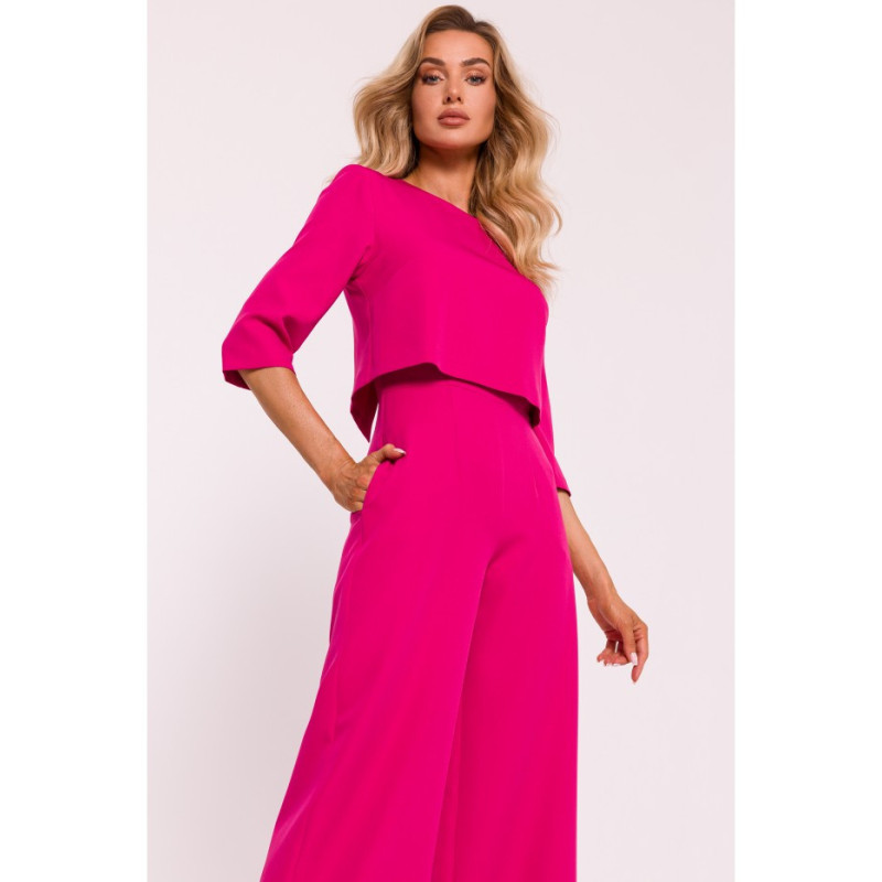 M798 Jumpsuit with double top - fuchsia