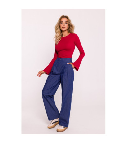 M799 Pants with wide legs -...