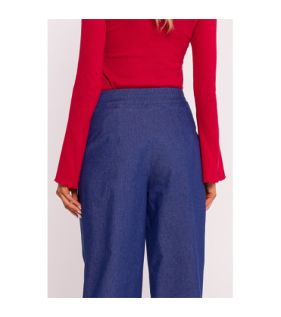 M799 Pants with wide legs - blue