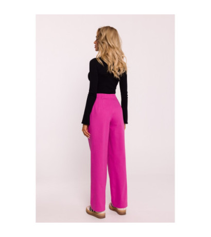 M799 Pants with wide legs - pink