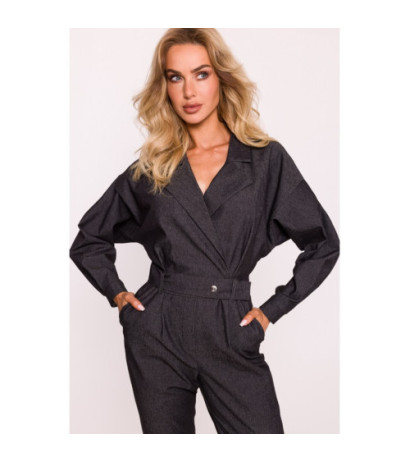 M801 Jumpsuit with belt - graphite