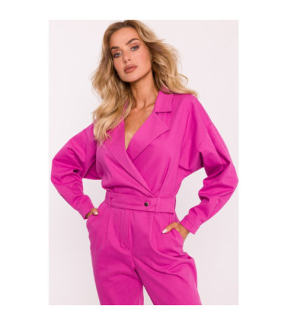 M801 Jumpsuit with belt - pink