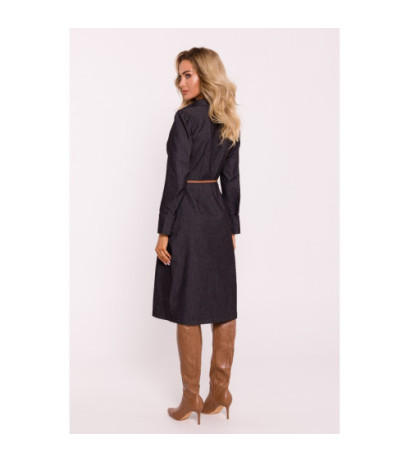 M804 Shirt cut dress - graphite