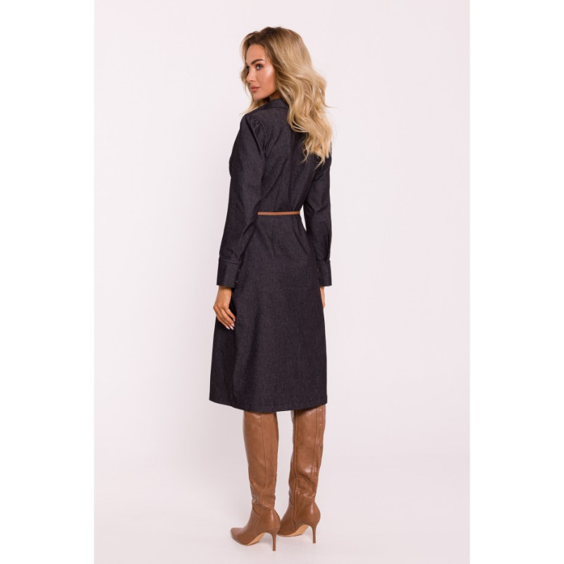 M804 Shirt cut dress - graphite