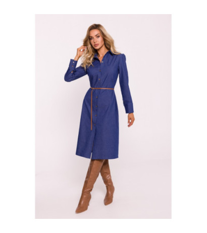 M804 Shirt cut dress - blue