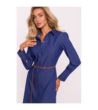 M804 Shirt cut dress - blue