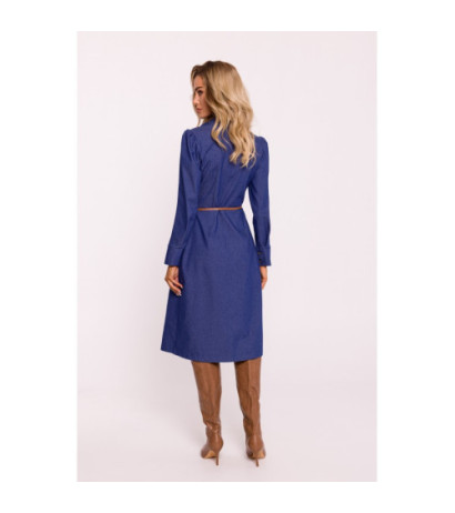 M804 Shirt cut dress - blue