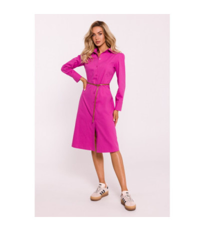 M804 Shirt cut dress - pink