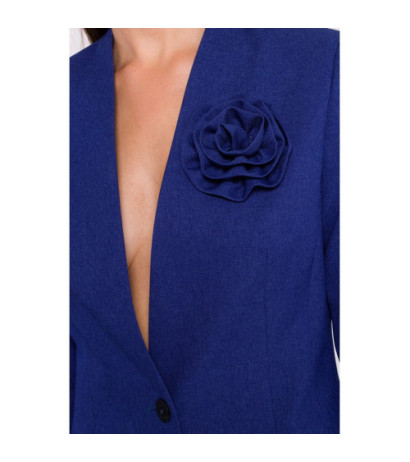 S370 Jacket with flower - blue