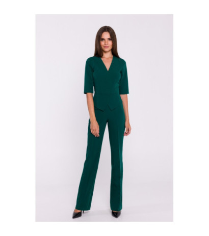 S377 Basque jumpsuit - green