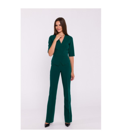 S377 Basque jumpsuit - green