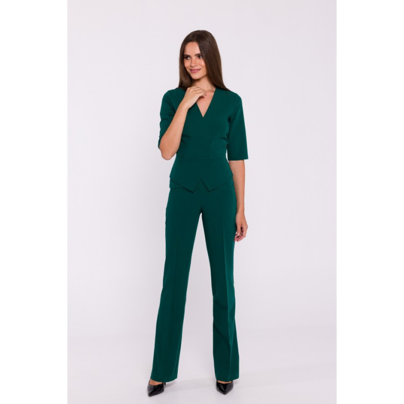 S377 Basque jumpsuit - green