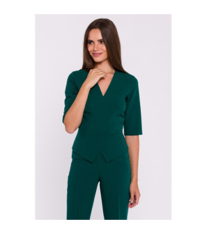 S377 Basque jumpsuit - green