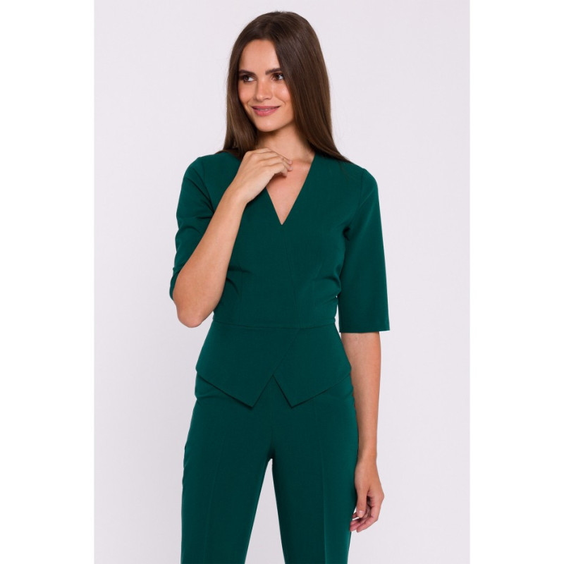 S377 Basque jumpsuit - green