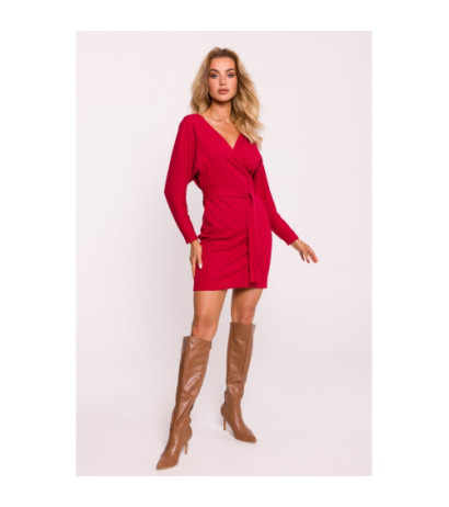 M819 Ribbed mini dress with...