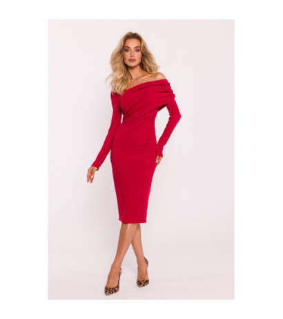 M820 Ribbed midi dress with...