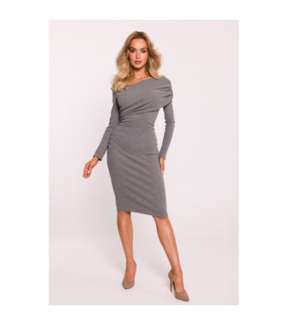 M820 Ribbed midi dress with...