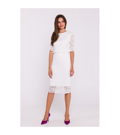 S379 Lace dress with double...