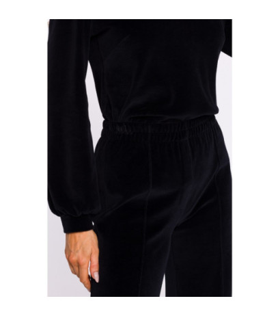 M830 Velour pants - black