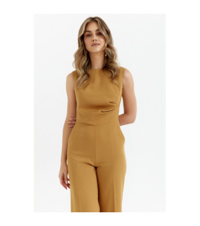 S115 Wide-legged jumpsuit - cinnamon