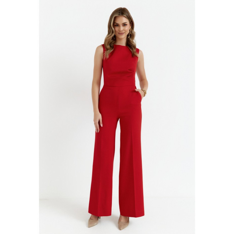 S115 Wide-legged jumpsuit - red