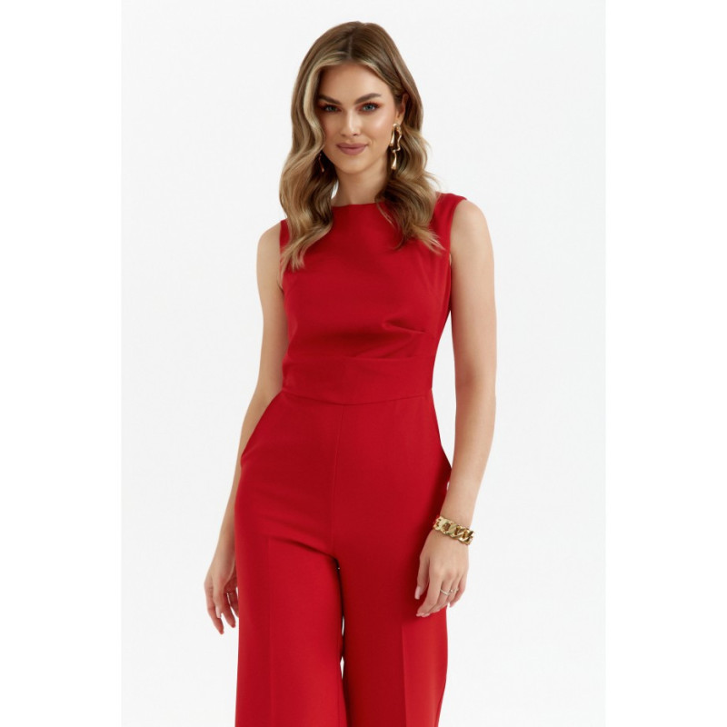 S115 Wide-legged jumpsuit - red