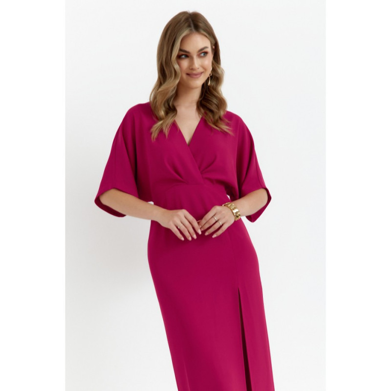 K163 Maxi dress - plum