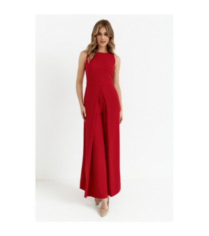 K184 Wide-legged jumpsuit - red