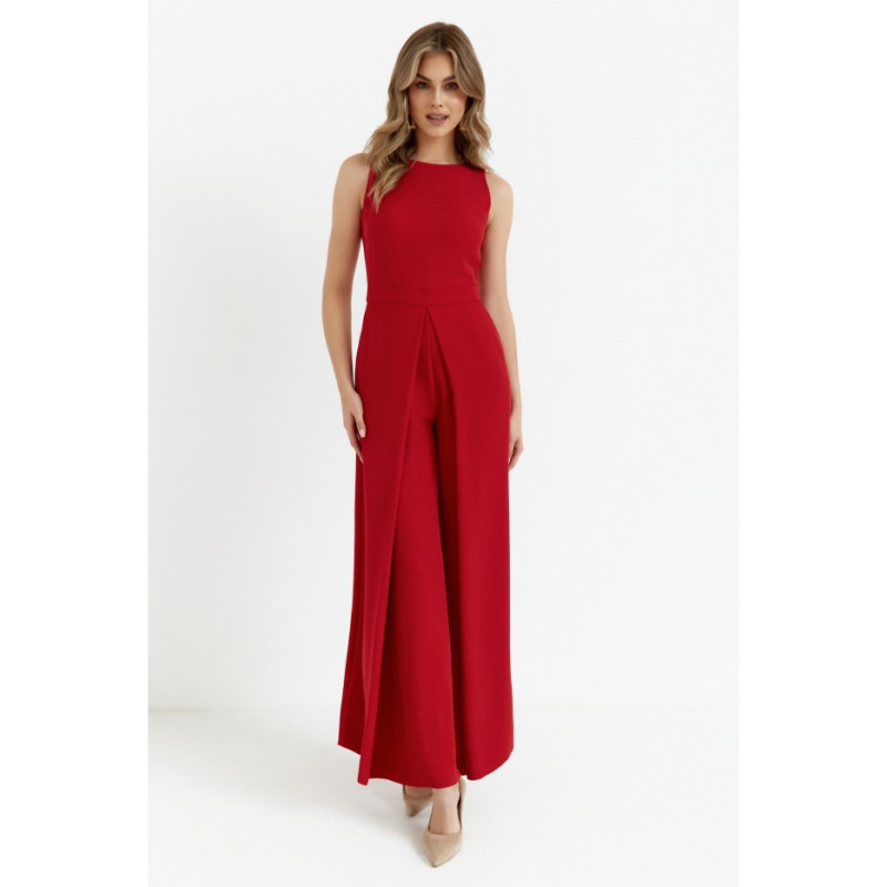 K184 Wide-legged jumpsuit - red