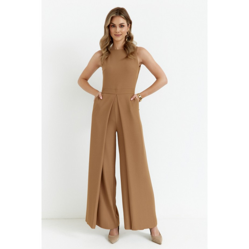 K184 Wide-legged jumpsuit - beige