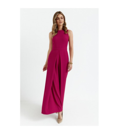 K184 Wide-legged jumpsuit - plum