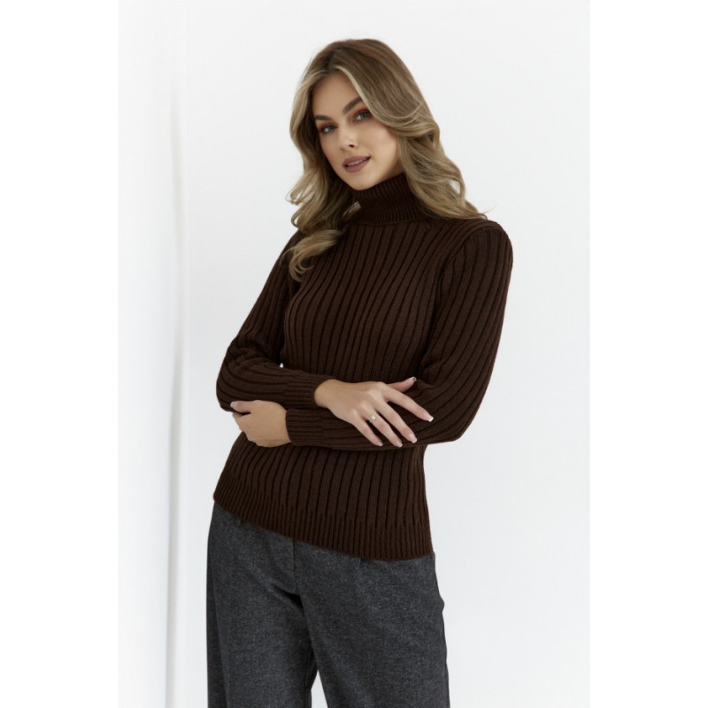 M771 Turtleneck sweater - brown