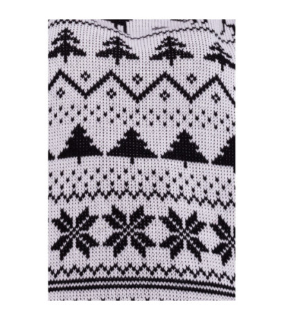 MXS09 Christmas straight cut sweater - white