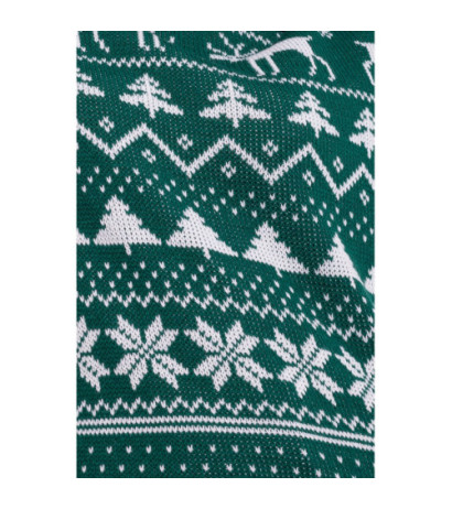 MXS09 Christmas straight cut sweater - green