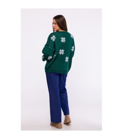 MXS10 Christmas oversize sweater - green