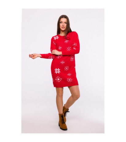 MXS11 Christmas sweater dress - red