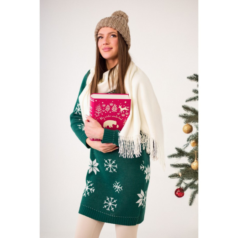 MXS11 Christmas sweater dress - green