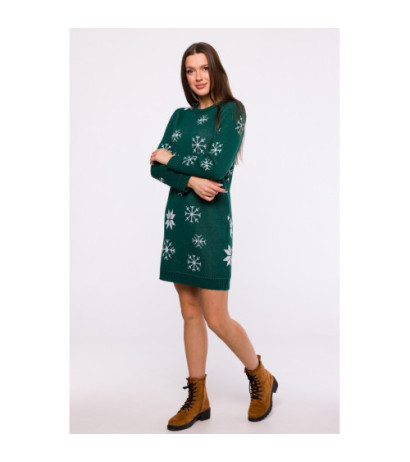 MXS11 Christmas sweater dress - green