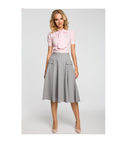 M321 Flared midi skirt with...