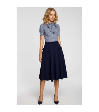 M321 Flared midi skirt with...