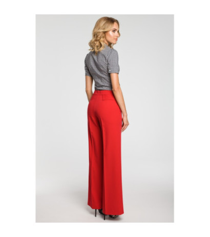 M323 Women's wide-leg pants - red